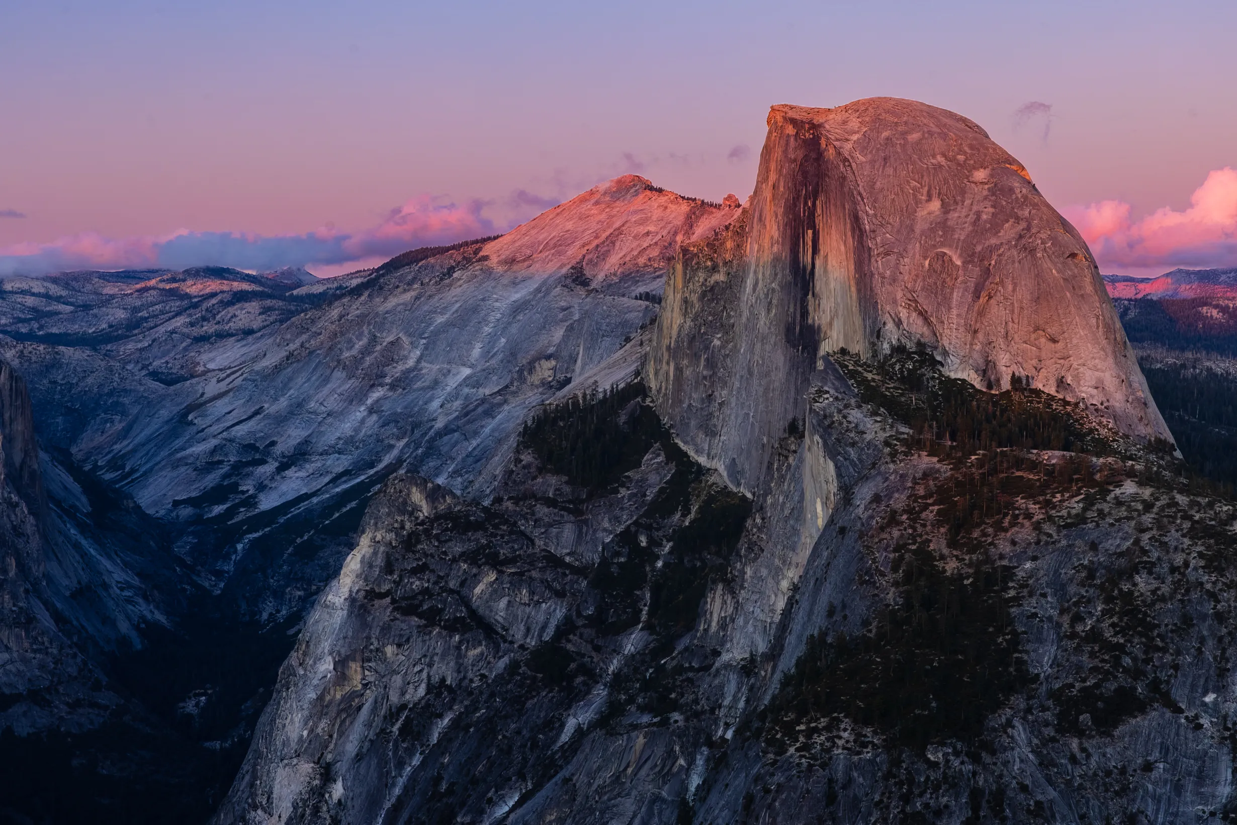 Yosemite Prints — Half Dome, Last Light — fine art landscape photography print by Paul Anderson, Yosemite, California